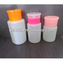 Plastic bottle for nail remover